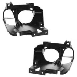 New Pair Of Headlight Bracket Compatible With Chevrolet Pontiac Cobalt Ss 4 Cyl 2.4L Cobalt Ss 4 Cyl
