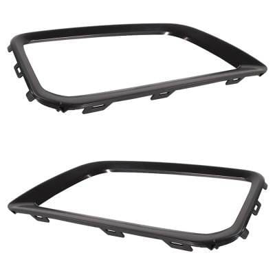 New Pair Of Headlight Bezel Compatible With Hyundai Kona Trend 4 Cyl 1.6L Kona Se 4 Cyl 2.0L thumbnail 5