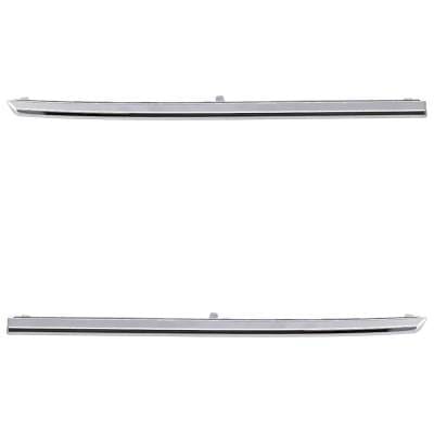 New Left Upper And Right Upper Grille Trim Compatible With Honda Accord Ex 4 Cyl 2.4L Accord Lx 4