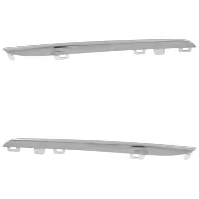 New Left Upper And Right Upper Grille Trim Compatible With Mercedes Benz C400 4Matic C300 Base thumbnail 7