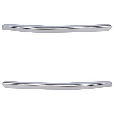 New Pair Of Grille Trim Compatible With Hyundai Accent L Accent Gl 2015-2017 By Hy1212103 Hy1213103