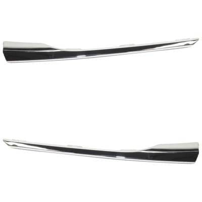 New Pair Of Grille Trim Compatible With Hyundai Elantra L 4 Cyl 2.0L Elantra Touring Gl 4 Cyl 2.0L