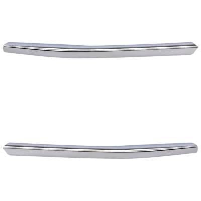 New Pair Of Grille Trim Compatible With Hyundai Accent Gls Accent Le 2015-2017 By Hy1212103