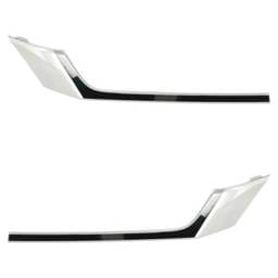 New Left Upper And Right Upper Grille Trim Compatible With Honda Cr-V Lx Cr-V Se 2010-2011 By