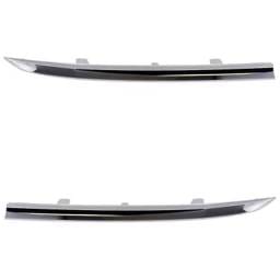 New Pair Of Grille Trim Compatible With Honda Cr-V Touring Cr-V Ex 2012-2014 By 71124T0ga01