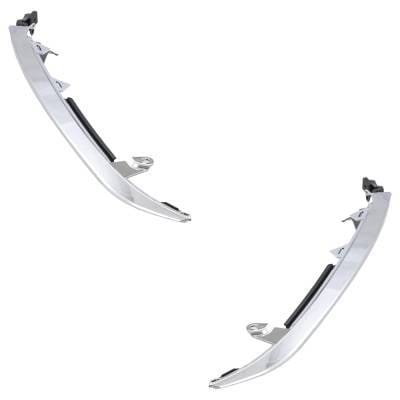 New Pair Of Grille Trim Compatible With Honda Accord Lx Accord Ex 2018-2020 By Ho1212122 Ho1213122 thumbnail 5