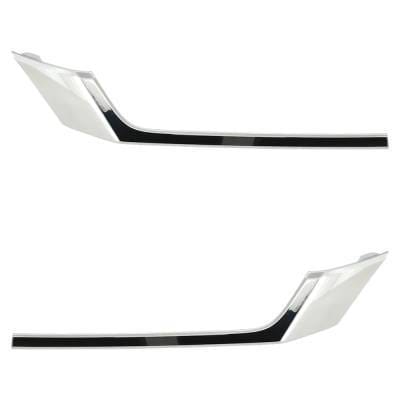 New Left Upper And Right Upper Grille Trim Compatible With Honda Cr-V Ex Cr-V Se 2010-2011 By