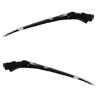 New Pair Of Grille Trim Compatible With Honda Accord Hybrid Ex-L Accord Hybrid Touring 2018-2020 By thumbnail 9