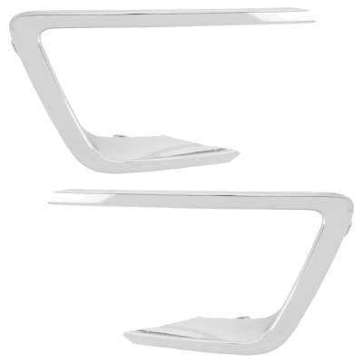 New Pair Of Grille Trim Compatible With Ford Expedition Limited 6 Cyl 3.5L Expedition Max King Ranch thumbnail 3