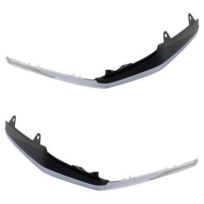 New Pair Of Grille Trim Compatible With Honda Cr-V Touring Cr-V Hybrid Lx 2020-2022 By Ho1212126 thumbnail 3