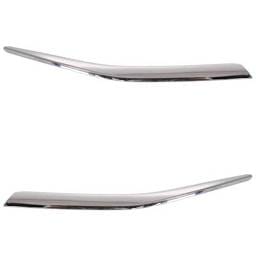 New Left Lower And Right Lower Grille Trim Compatible With Honda Accord Ex 4 Cyl 2.4L Accord Hfp 6