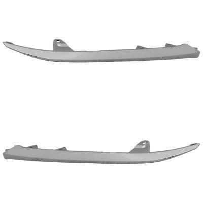 New Pair Of Grille Trim Compatible With Honda Accord Hybrid Ex-L Accord Ex-L 2021-2022 By Ho1213128 thumbnail 5