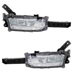 New Front Left And Front Right Fog Light Compatible With Lexus Nx300h F Sport Black Line 4 Cyl 2.5L