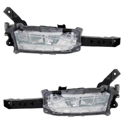 New Front Left And Front Right Fog Light Compatible With Lexus Nx300h F Sport Black Line 4 Cyl 2.5L