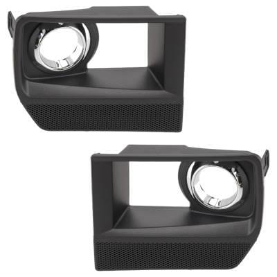 Front Left And Front Right Fog Light Trim Compatible With Cadillac Cts V 2009-2015 Gm1038121