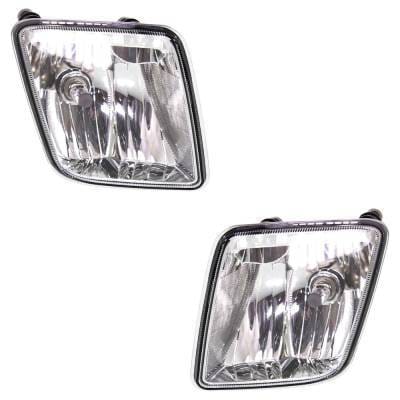 New Front Left And Front Right Fog Light Compatible With Mercury Mariner Base 4 Cyl 2.3L Mariner
