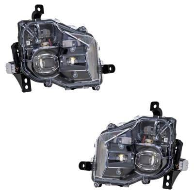 New Front Left And Front Right Fog Light Compatible With Lexus Ux200 F Sport 4 Cyl 2.0L Ux250h