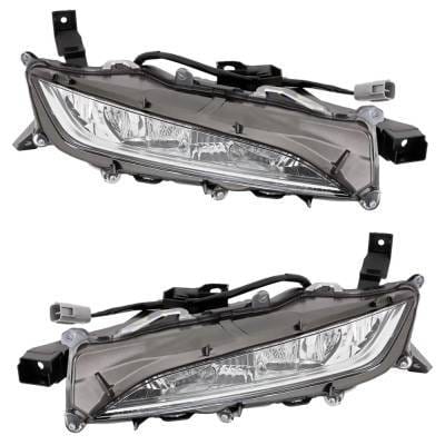 New Front Left And Front Right Fog Light Compatible With Lexus Rx350l Base 6 Cyl 3.5L Rx450hl Base 6