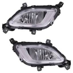 New Front Left And Front Right Fog Light Compatible With Kia Forte Ex Forte Lx 2017-2018 By