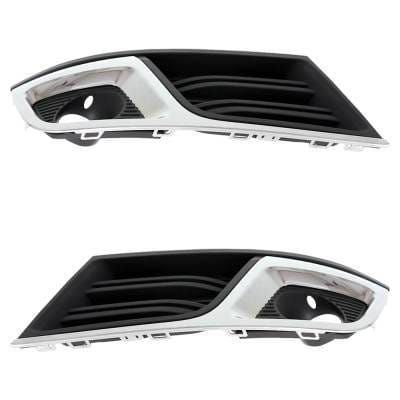 Front Left And Front Right Fog Light Trim Compatible With Chevrolet Traverse Lt 2013-2017 Gm1038148 thumbnail 7