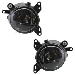 New Front Left And Front Right Fog Light Compatible With Mitsubishi Lancer Gt Sportback 4 Cyl 2.0L