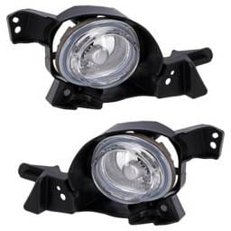 New Front Left And Front Right Fog Light Compatible With Mazda 3 S 4 Cyl 2.5L 3 Gx 4 Cyl 2.0L
