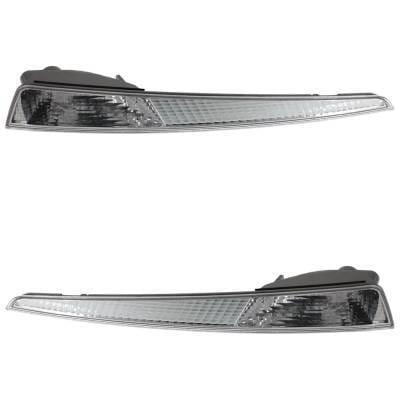 Front Left And Front Right Turn Signal Light Compatible With Acura Tl Base 6 Cyl 3.5L 2009-2011 By