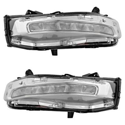 New Pair Of Parking Light Compatible With Ford Mustang Bullitt 8 Cyl 5.0L Mustang Gt Premium 8 Cyl