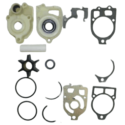 Water Pump Repair Kit Compatible With 1980-1999 Mercury V6 200 220 225 Hp 2.4L 2.5L Pro Max Outboard
