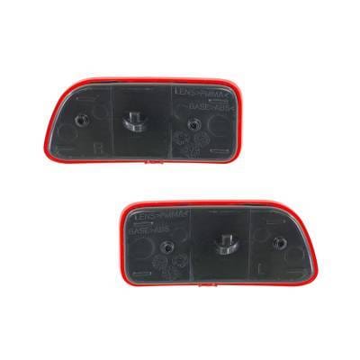 New Reflector Lights Pair Compatible With Chevrolet Trailblazer 02-09 15000044 Gm1185104 15000427 thumbnail 5
