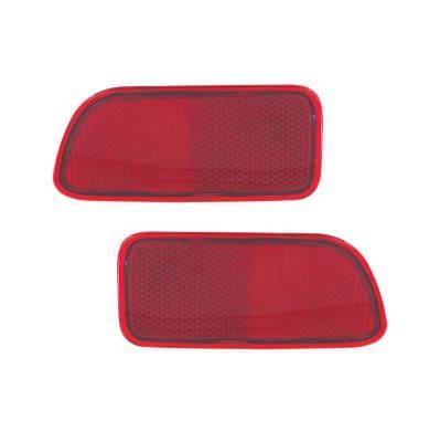New Set Of 2 Reflector Lights Compatible With Chevrolet Trailblazer Lt Ls 15000044 Gm1185104 thumbnail 2