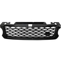 Black Grille Assembly Compatible With Land Rover Range Rover Sport Svr 8 Cyl 5.0L 2015-2017 By