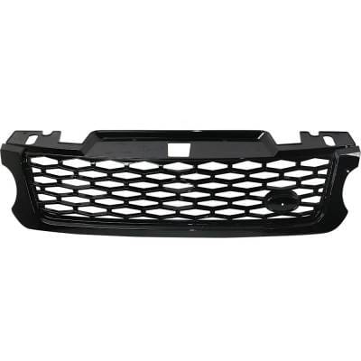 Black Grille Assembly Compatible With Land Rover Range Rover Sport Svr 8 Cyl 5.0L 2015-2017 By