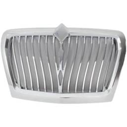 Chrome Grille Assembly Compatible With International Lt625 Base 6 Cyl 12.4L Lt625 Base 6 Cyl 14.9L