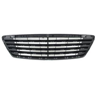 New Chrome Shell Grille Assembly Compatible With Mercedes Benz S430 4Matic 8 Cyl 4.3L S65 Amg Base thumbnail 9