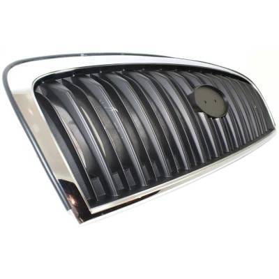 New Chrome/Painted Black Grille Assembly Compatible With Hyundai Sonata Lx 6 Cyl 2.7L Sonata Gls 6 thumbnail 5