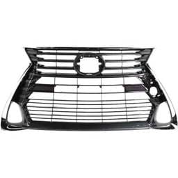 New Chrome Shell Grille Assembly Compatible With Lexus Gs200t Base 4 Cyl 2.0L Gs350 Base 6 Cyl 3.5L