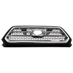 Chrome Grille Assembly Compatible With Toyota Tacoma Trd Off-Road 6 Cyl 3.5L Tacoma Trd Sport 6 Cyl