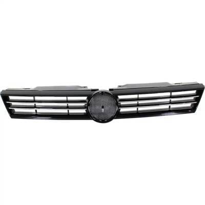 New Chrome Insert Grille Assembly Compatible With Volkswagen Jetta Comfort Tdi 4 Cyl 2.0L Jetta
