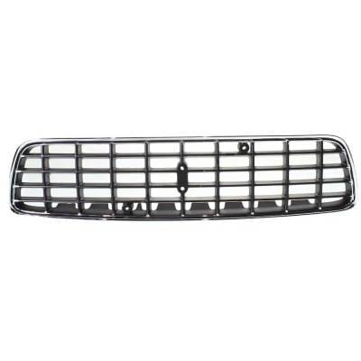 Chrome Shell Grille Assembly Compatible With Volvo S60 Base 5 Cyl 2.4L S60 T5 5 Cyl 2.3L 2001-2004