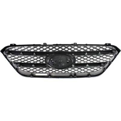 New Chrome Molding Grille Assembly Compatible With Kia Rondo Lx 4 Cyl 2.4L 2010 Production Date To thumbnail 9
