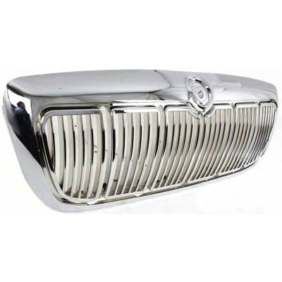 New Chrome Grille Assembly Compatible With Mercury Grand Marquis Ls 8 Cyl 4.6L Grand Marquis Gs 8 thumbnail 5