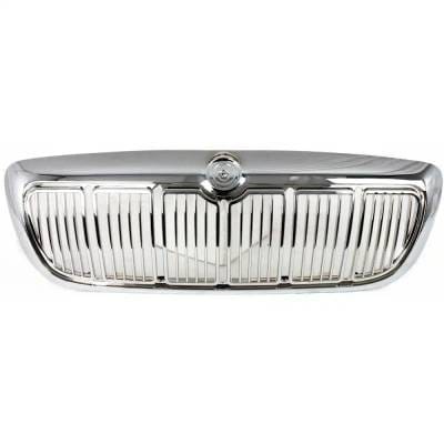 Chrome Grille Assembly Compatible With Mercury Grand Marquis Ls 8 Cyl 4.6L Grand Marquis Gs 8 Cyl