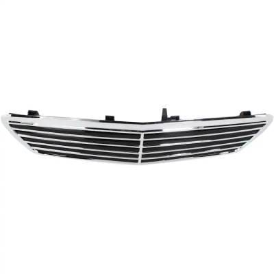 New Chrome Shell Grille Assembly Compatible With Mercedes Benz C320 4Matic 6 Cyl 3.2L C230 Sport 6 thumbnail 9
