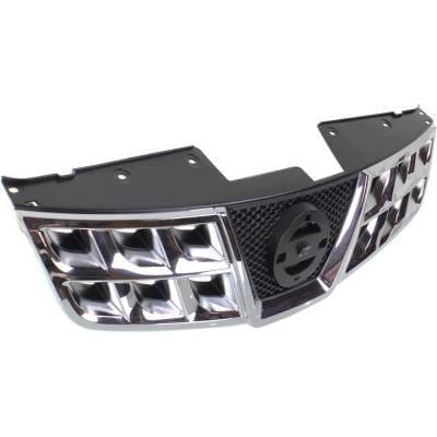 New Chrome Shell Grille Assembly Compatible With Nissan Rogue Sv 4 Cyl 2.5L Rogue S 4 Cyl 2.5L Rogue thumbnail 5