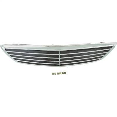 New Chrome Shell Grille Assembly Compatible With Mercedes Benz S55 Amg Kompressor 8 Cyl 5.5L S430 thumbnail 7