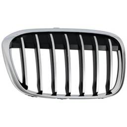 Chrome Grille Assembly Compatible With Bmw X1 Xdrive28i 4 Cyl 2.0L X1 Sdrive28i 4 Cyl 2.0L 2016-2019
