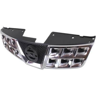 New Chrome Shell Grille Assembly Compatible With Nissan Rogue Sv 4 Cyl 2.5L Rogue Select S 4 Cyl thumbnail 3