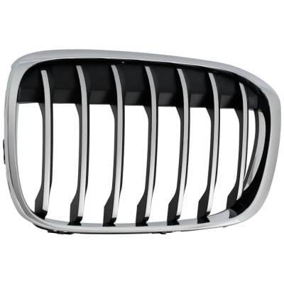 New Chrome Grille Assembly Compatible With Bmw X1 Xdrive28i 4 Cyl 2.0L X1 Sdrive28i 4 Cyl 2.0L thumbnail 5