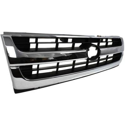 New Chrome Shell Grille Assembly Compatible With Toyota Tacoma Base 4 Cyl 2.7L Tacoma Sr5 4 Cyl 2.7L thumbnail 5